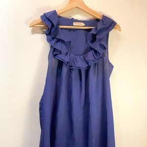 Pins and Needles (Urban Outfitters) French Blue Crepe Dress | Size M